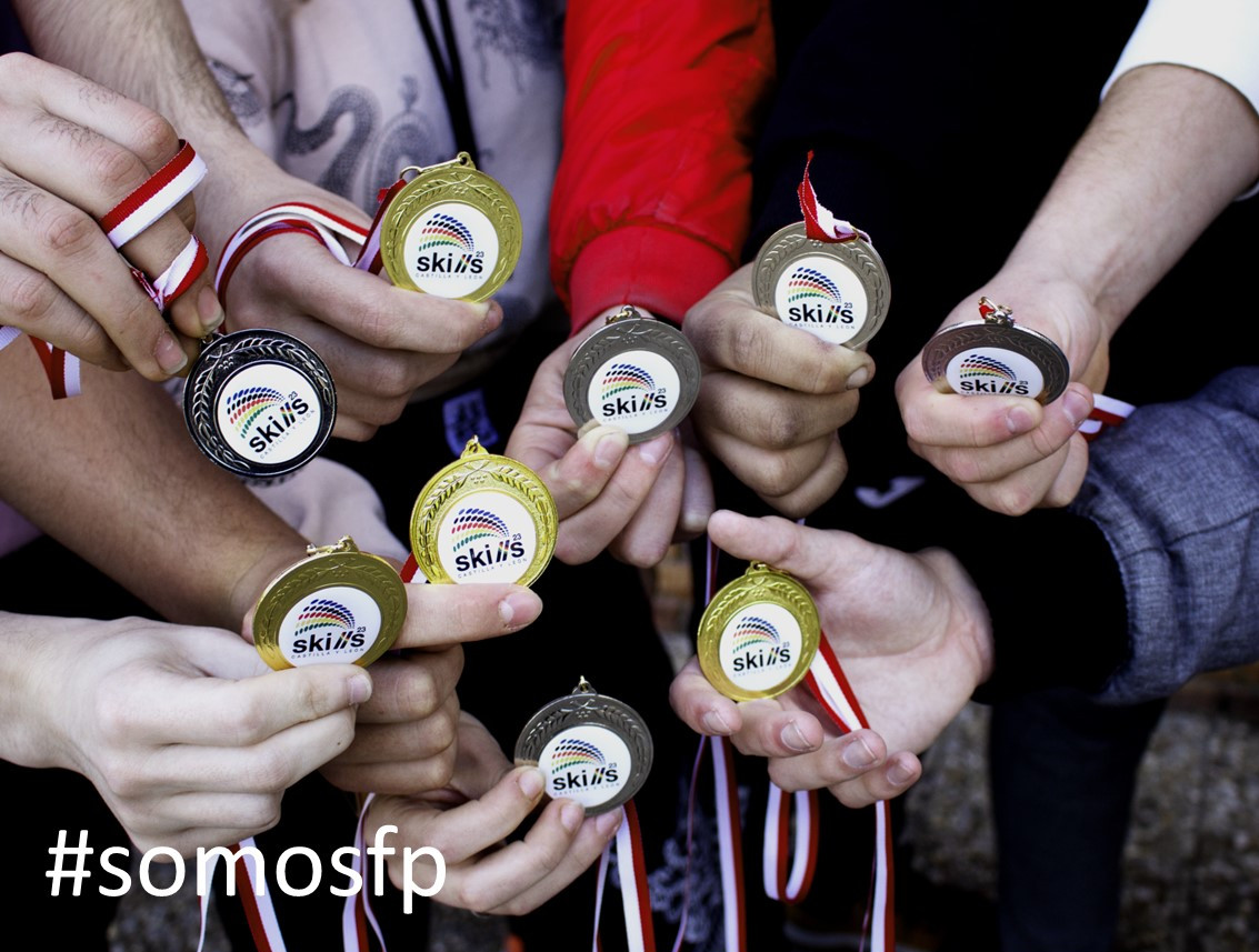 Medallas en el CIFP Simón de SKILLS CYL 2023