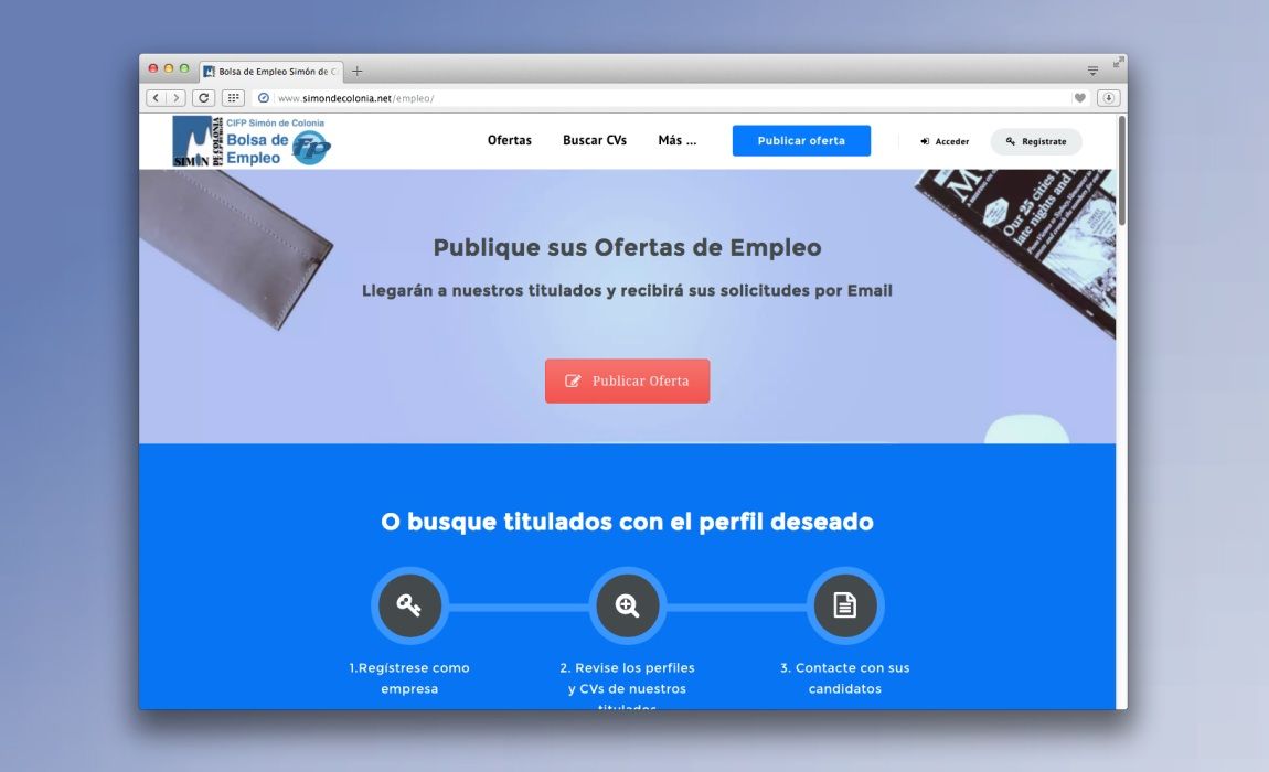 Bolsa de Empleo en Internet