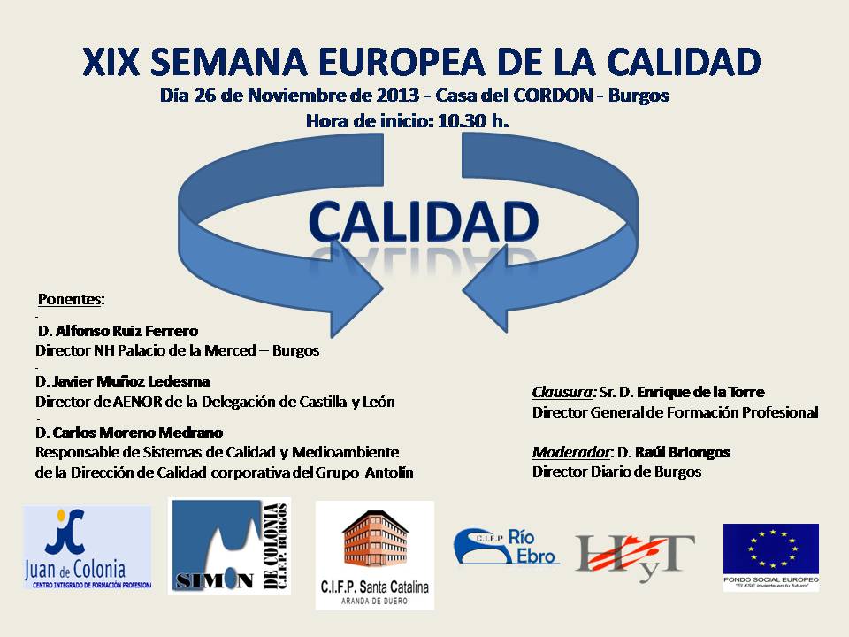 Semana europea calidad 2013 programa