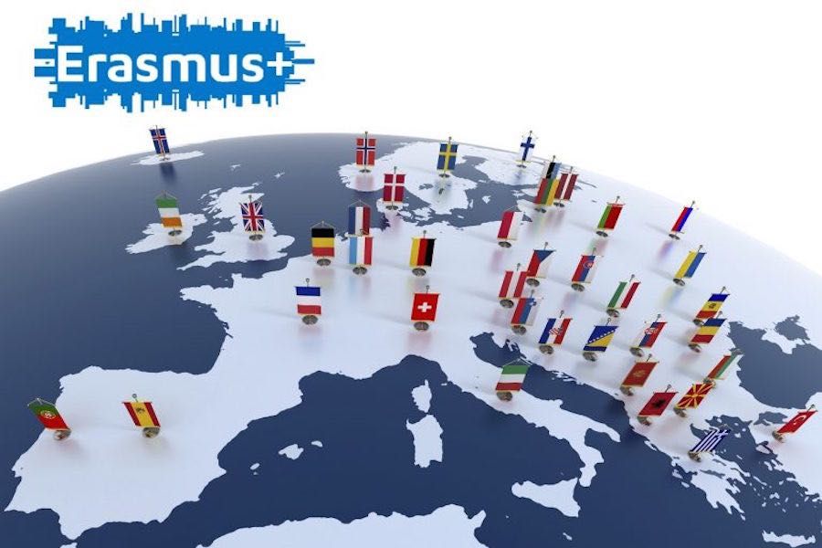 mapa Erasmus
