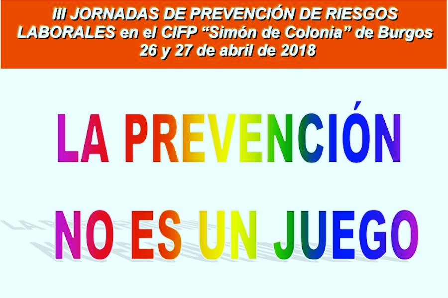 Cartel Jornada de Prevención de Riesgos Laborales 2017