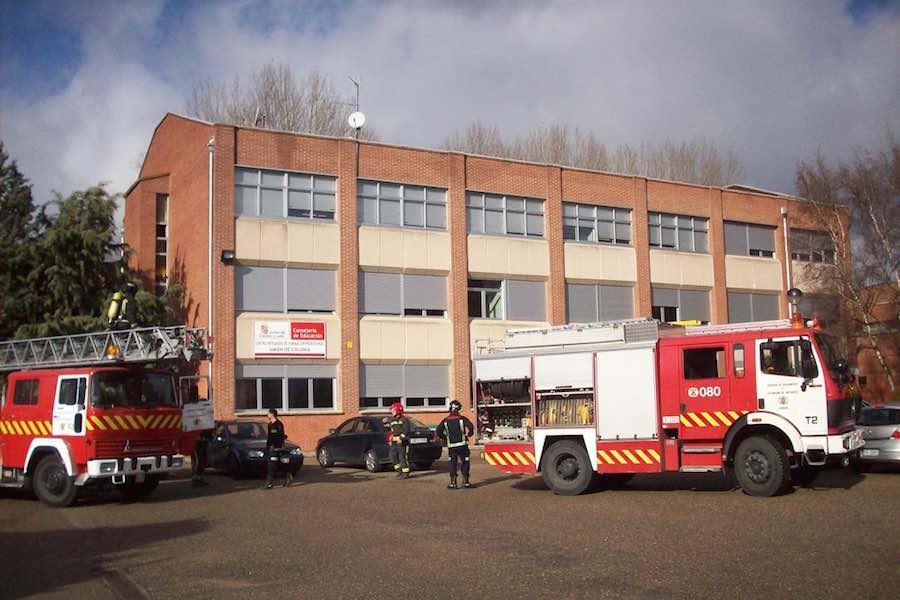 Simulacro de Evacuación Bomberos