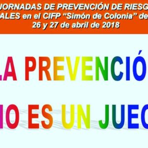 Cartel Jornada de Prevención de Riesgos Laborales 2017